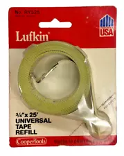 LUFKIN RY325 3/4IN X 25FT TAPE MEASURE BLADE REFILL MADE IN USA NEW OLD STOCK