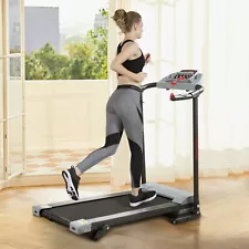 Folding Treadmill Electric Motorized Running Machine Fitness Home w/LCD Display