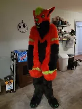 Wolf dragon full body fursuit