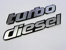 MERCEDES BENZ 300 SD SL TURBO DIESEL ENGINE EMBLEMS