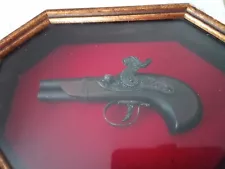 Collectible Vintage Western Framed Pistol