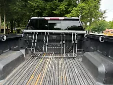 truck bed bicycle rack for transport or storage