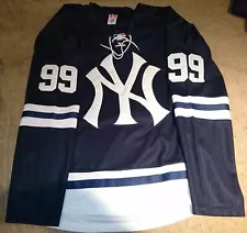 NHL MLB New York Yankees Hockey Jersey.Customizable. Any name & number you want