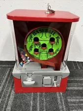 1950's Coast Vending 1 Cent Baseball Pinball Penny Gumball Machine