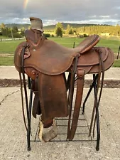 Horse Tack - 15 1/2” Cactus Saddlery Wade Ranch Western Saddle