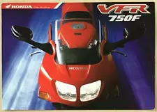 HONDA VFR750F Motorcycle Sales Brochure For 1994 #6P-26311JE-11.93-E