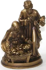 Holy Family Cold Cast Bronze Religious Catholic Classic Artwork Sculpture Statue