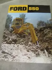 Ford 550 Tractor Loader Backhoe TLB Sales Brochure