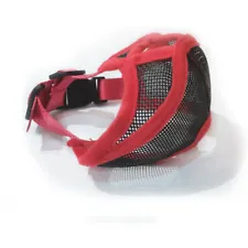 Secure Muzzle For Short Flat Nosed Breed Dog Frenchy Bull Boxer Boston Terrier Ṅ