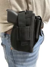 Holster With Magazine Pouch For Walther P-22 With 3 3/4" Barrel With Laser