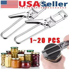 Adjustable Multifunctional Stainless Steel Can Opener Jar Lid Gripper Kitchen