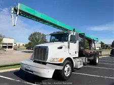 2015 Peterbilt PB337 S/A Flatbed Conveyor Boom Truck Tractor PTO bidadoo -Repair