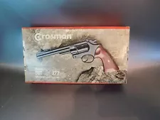 Vintage Coleman Crosman Model 38T .177 Pellet Gun CO2 Pistol,With Box,Booklet,