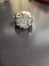 Men's Sao Jose 1622 Shipwreck Coin Ring Silver Spanish Reale GP Sz13.5 18g