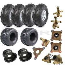 7" Wheels 16x8-7 Tire 3, 4 Lug Bolt Rim ATV Quad Go Kart Taotao Mini Bike Buggy