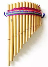 Artisan Pan Flute From Peru Made It Of Bamboo For Beginners