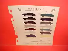 1947 CADILLAC 61 62 CONVERTIBLE 60 SIXTY SPECIAL 75 FLEETWOOD LIMO PAINT CHIPS