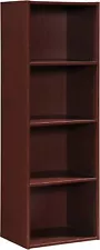 New Listing4-Shelf Bookcase in Mahogany...