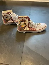 Converse All Star Custom Kurt Cobain Nirvana high top shoes sneakers Mens 7