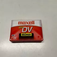 1 NEW Maxell Mini DV 60 Min Tape Video Camera Camcorder Sealed