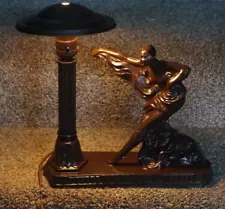 1930s Spelter Figural Street Light Dancing Woman Lamp - Frankart Era - Model 183