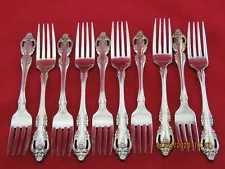 (10) ONEIDA COMMUNITY *BRAHMS* SILVERPLATE DINNER FORKS!