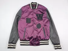 The Weeknd x H&M Varsity Satin Souvenir XO Bomber Jacket size S