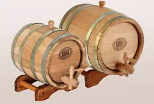 • Oak Barrel (3L / 5L) — Bourbon Whisky, Wine Cask, Cider, Beer Keg w/ Stand