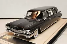 Stamp Models 1:43 1960 Cadillac Eureka Landau Hearse Ebony Black BEAUTIFUL!