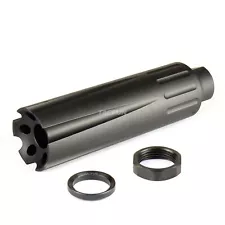 6.5 Creedmoor 4.5" Extra Long Linear Compensator Muzzle Brake 5/8x24 TPI for 308