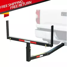 Pick Up Truck Bed Hitch Extender Extension Rack Boat Kayak Lumber Long Loads