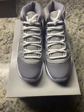 Nike Air Jordan 11 Retro Cool Grey 2021 GS 378038-005 Size 5y