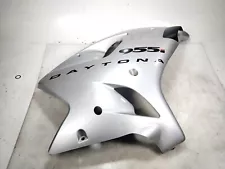 2002 Triumph Daytona 955i Right Mid Fairing Cowl Cover Silver