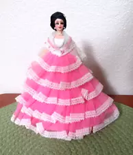 Vintage Doll Puerto Rico Pink Dress Purchased Late 70s