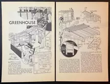 2 - Greenhouse/Potting Garden Shed HowTo Design PLANS 10'x10' & Lean To