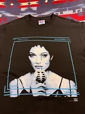 VTG 1993 Madonna Girlie Show Single Stitch Made In USA T Shirt Tour Concert Sz L