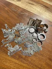 STERLING SILVER JEWELRY LOT SCRAP 83g