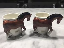 “RARE” budweiser clydesdale Mug 1990 Seattle