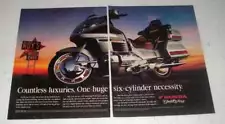 1999 Honda Gold Wing SE Motorcycle Ad - Luxuries