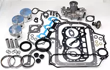 Kawasaki 3010 4010 Mule DIESEL Engine Complete Rebuild Kit Pistons Water Pump