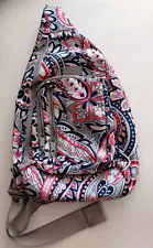 Vera Bradley Reactive Gramercy Paisley Crossbody Sling Bag Backpack