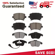 Front&Rear Semi-Metallic Brake Pads Kit Hot Sales US Stock For Volkswagen Passat