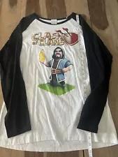 Clash Of Clans 3/4 Sleeve Shirt Used Xxl