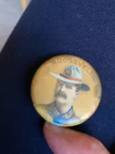 Teddy Roosevelt pinback button