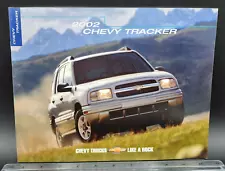 2002 Chevrolet Tracker Sales Salesman Showroom Brochure 14pgs