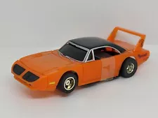 TYCO PLYMOUTH SUPERBIRD ORANGE / BLACK TWINPACK ONLY SLOT CAR MINT NEW NEVER RUN