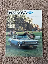 VTG 1977 Chevrolet Chevy Nova Dealer Sales Brochure ‘77 NEW OLD STOCK NOS LOOK!!