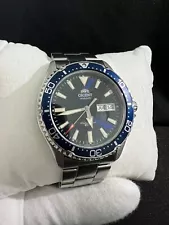 Orient Kamasu Divers Mens Automatic Steel Watch *Mako III* Blue Dial Full Kit