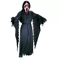 Unisex 7-14Y Kids/Adults Scream Bleeding Ghost Face Halloween Costume Dress Up