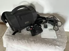 Nikon D60 DSLR Camera body, black (NO LENS FOR SALE); includes items in picture